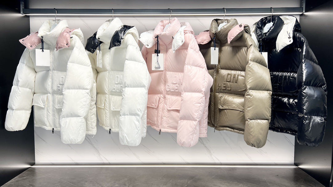 Chaqueta acolchada blanca
