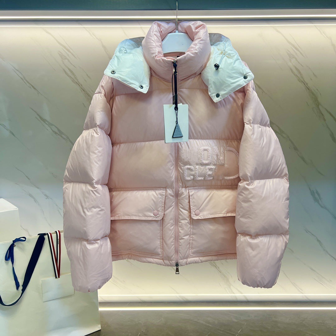 Chaqueta acolchada rosa