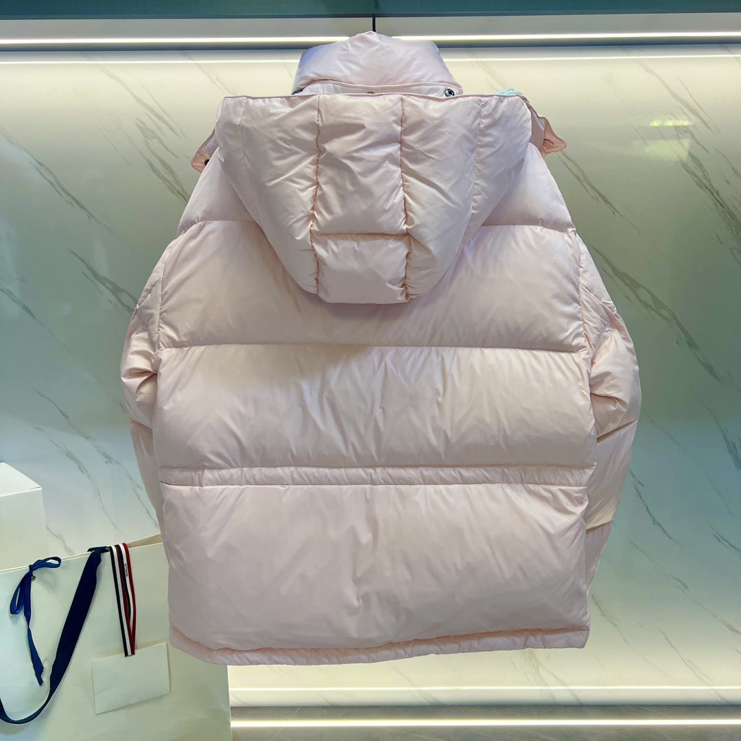 Chaqueta acolchada rosa