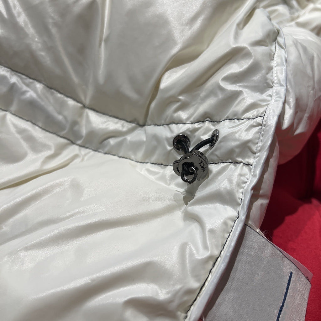 Chaqueta acolchada blanca