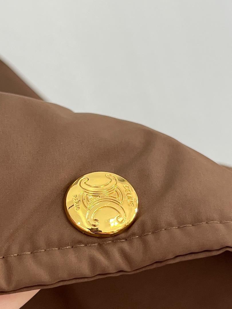 Chaqueta acolchada marrón
