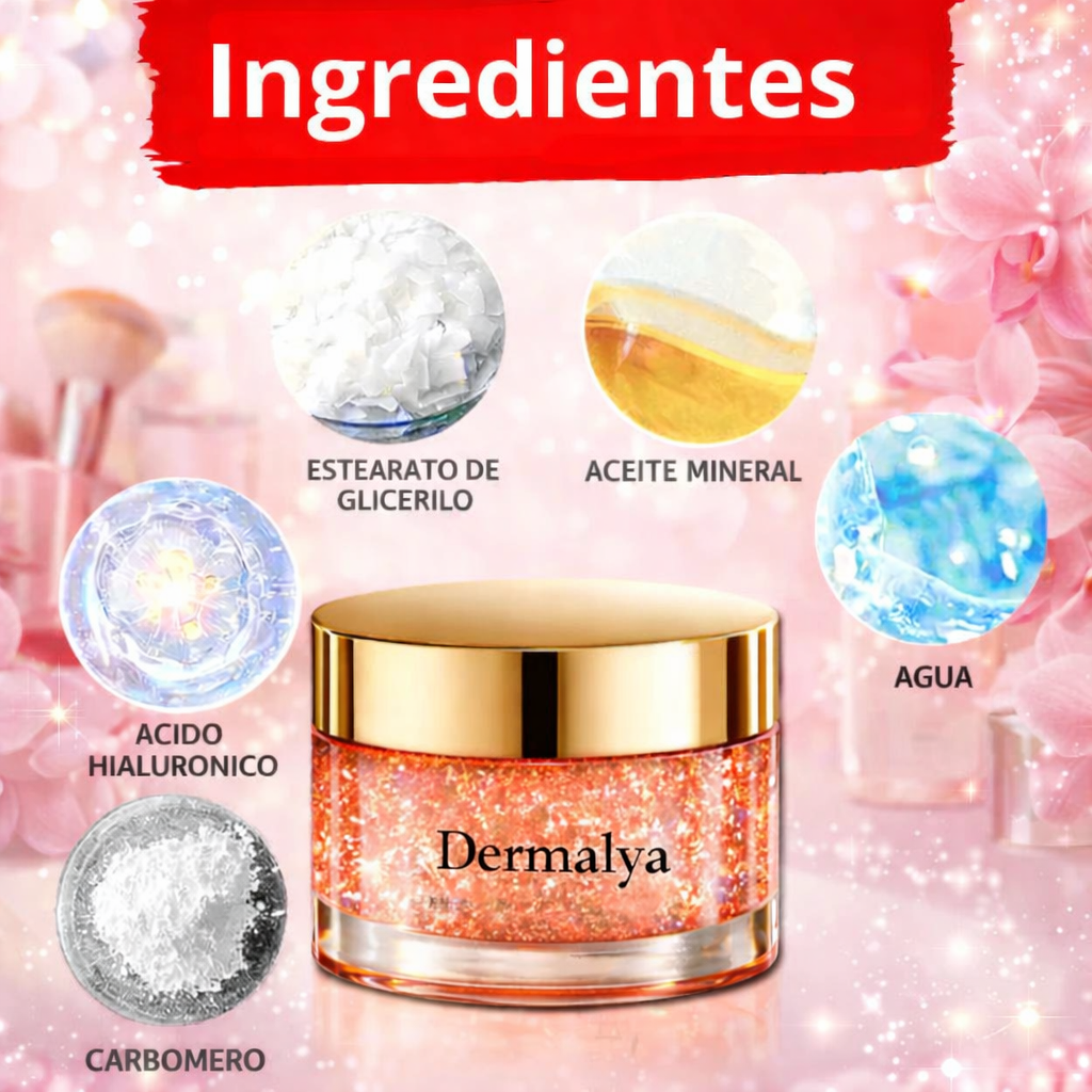 Piel de porcelana en minutos - Crema hidratante antienvejecimiento - Dermalya™
