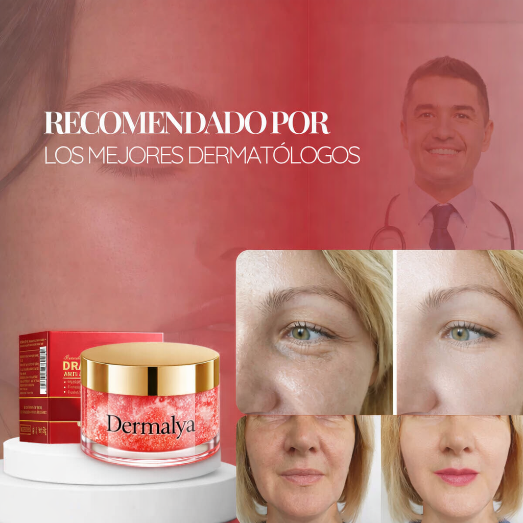 Piel de porcelana en minutos - Crema hidratante antienvejecimiento - Dermalya™