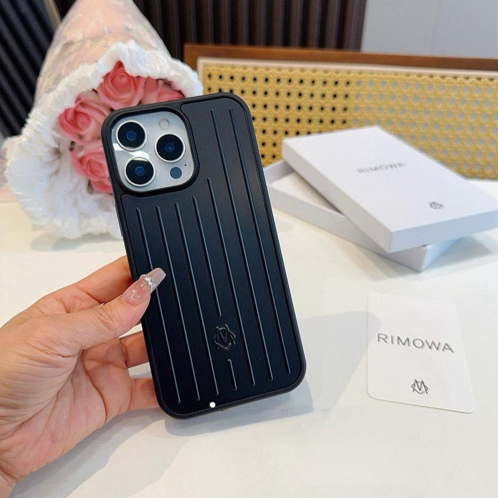 Funda para teléfono con ranuras de aluminio