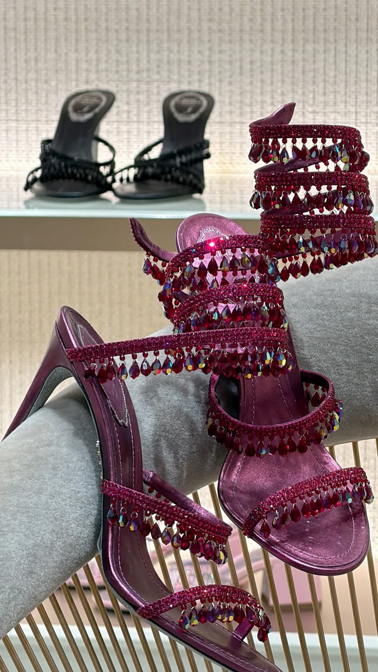 Cleo Crystal Strap Sandals