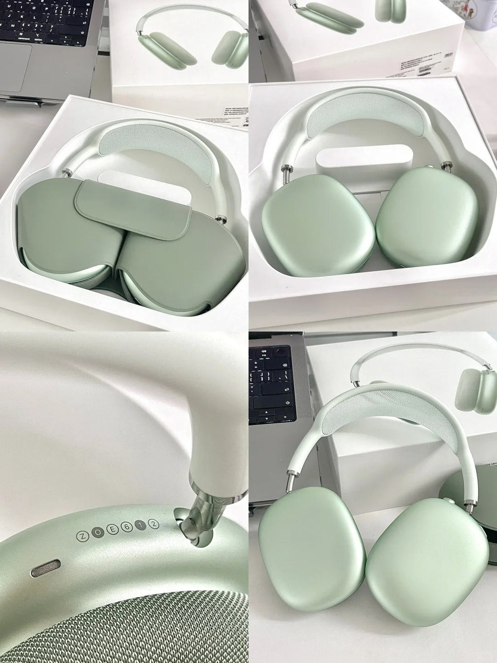GREEN WIRELESS OVER-EAR HEADPHONES