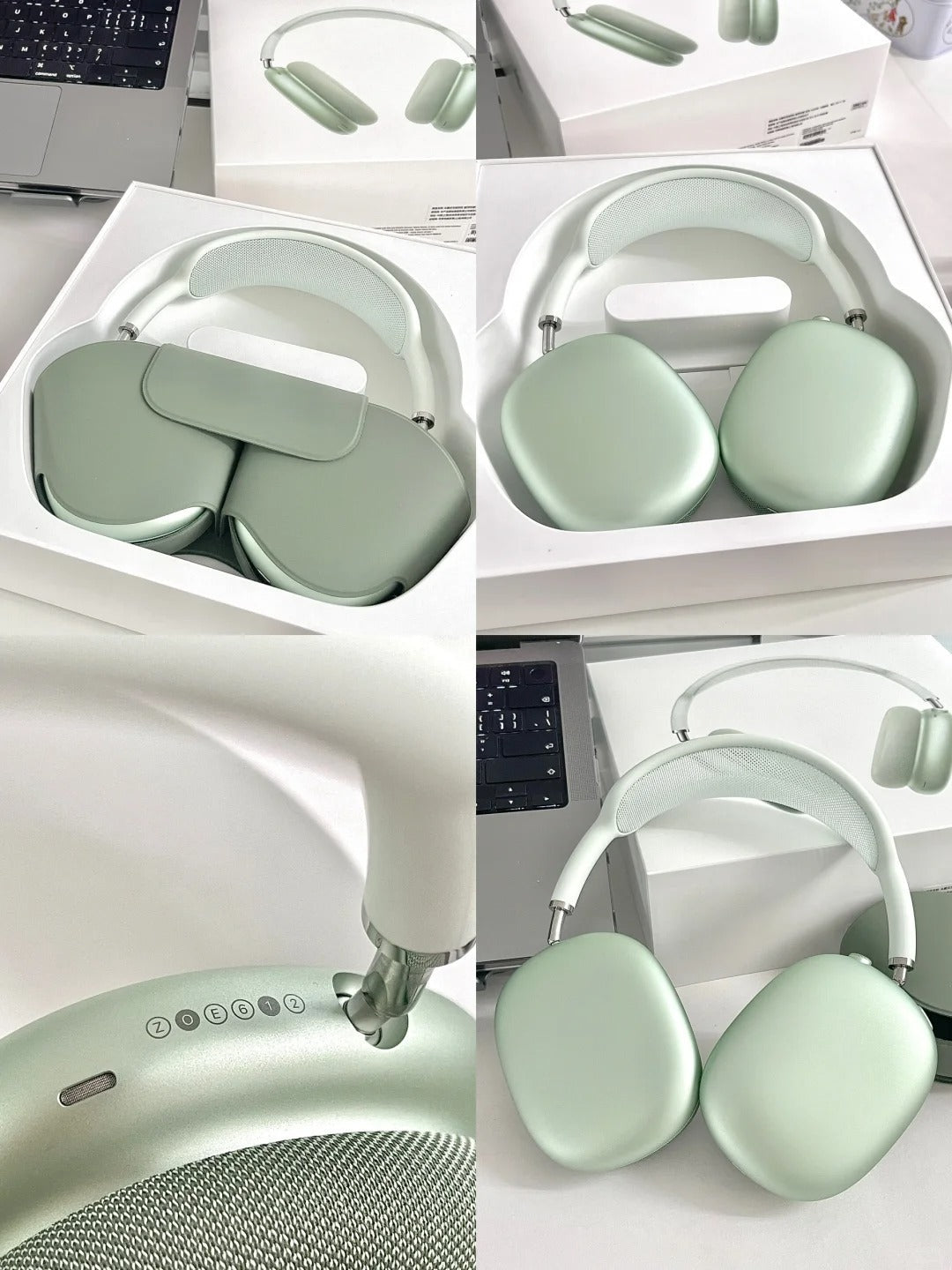 GREEN WIRELESS OVER-EAR HEADPHONES