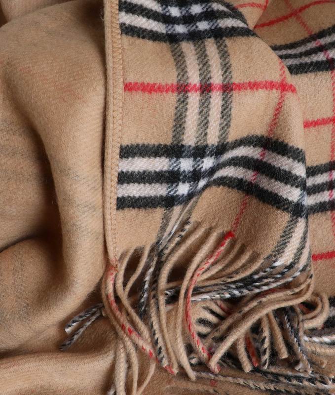 Reversible Wool Check Cloak