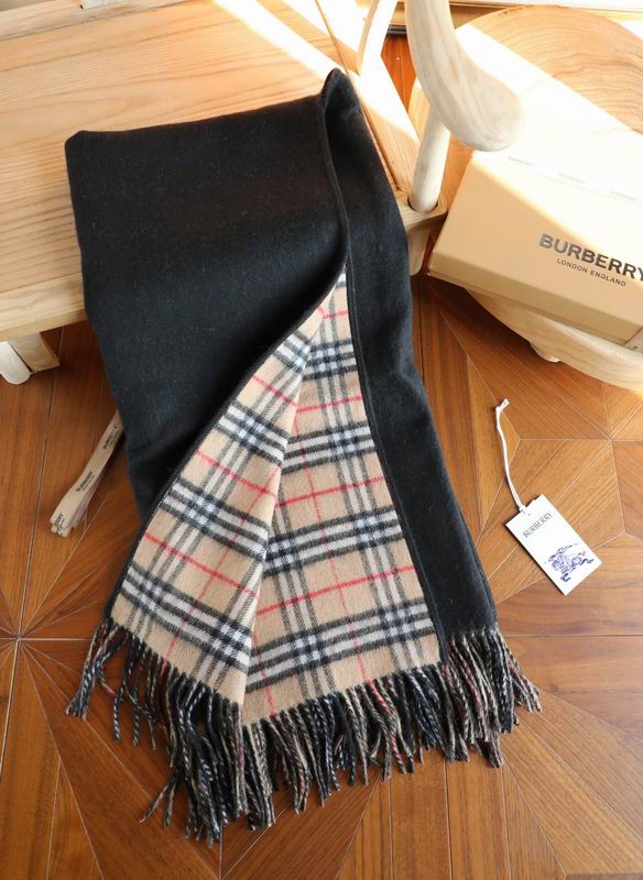 Reversible Wool Check Cloak