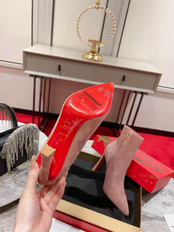 Botines de ante rosa para mujer