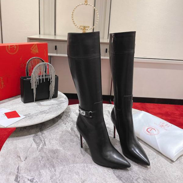 Botas altas de cuero