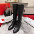 Botas altas de cuero