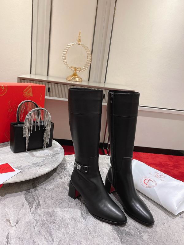 Botas altas de cuero