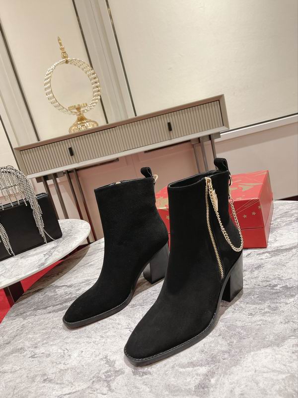 Botines de ante negro