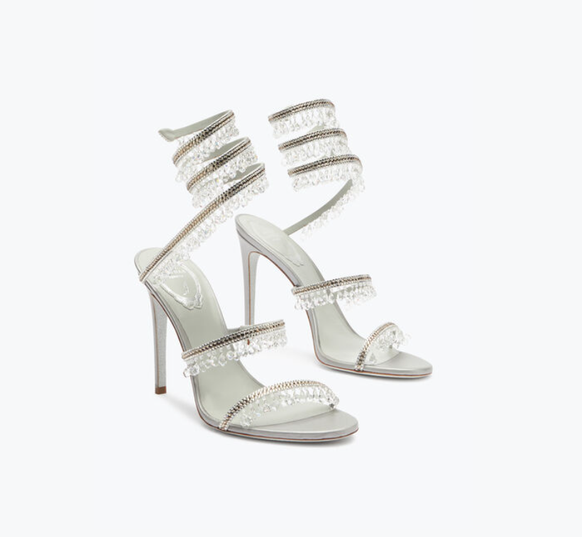 Cleo Crystal Strap Sandals