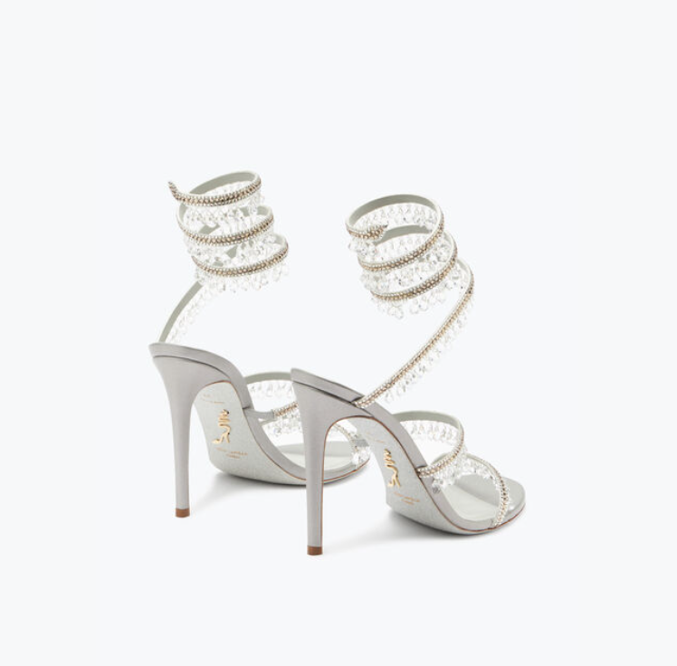 Cleo Crystal Strap Sandals
