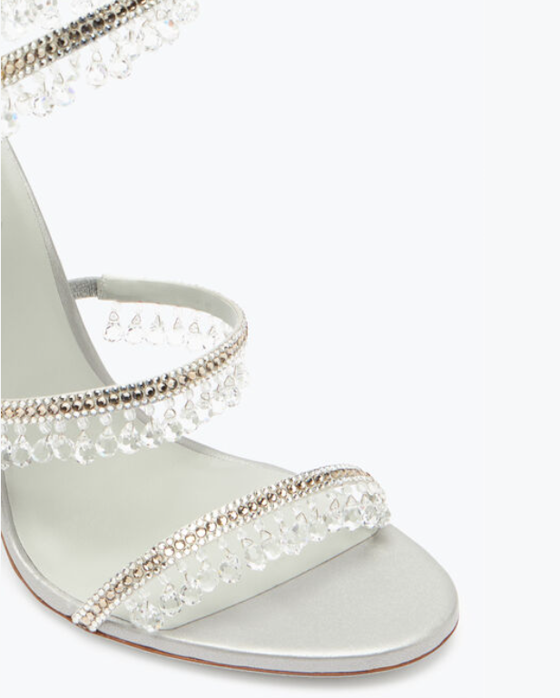 Cleo Crystal Strap Sandals