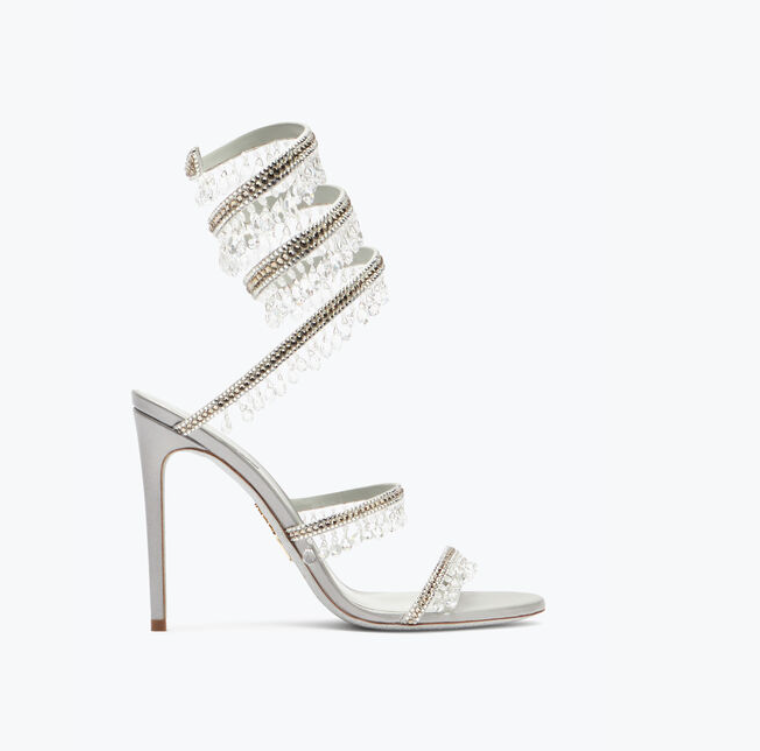 Cleo Crystal Strap Sandals