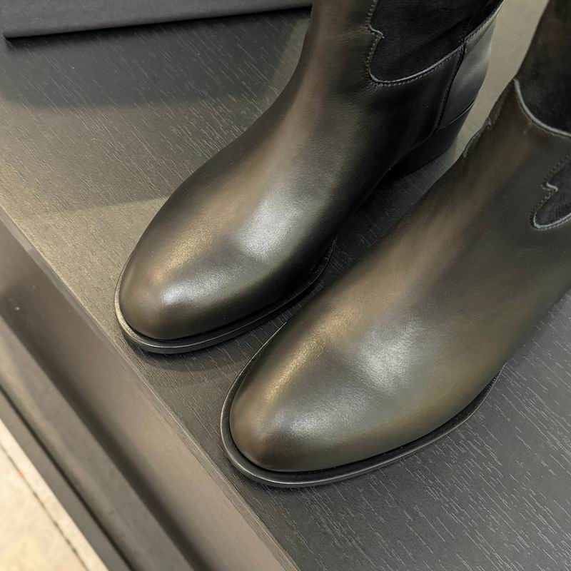 Botas de ante negro