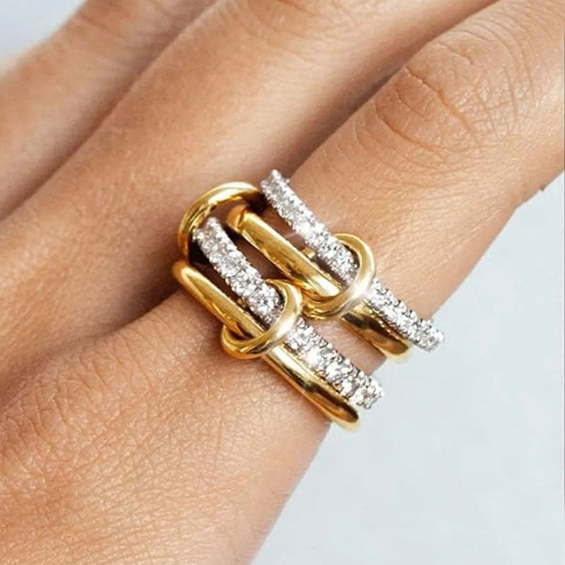 Viral 4-Band Stack Ring