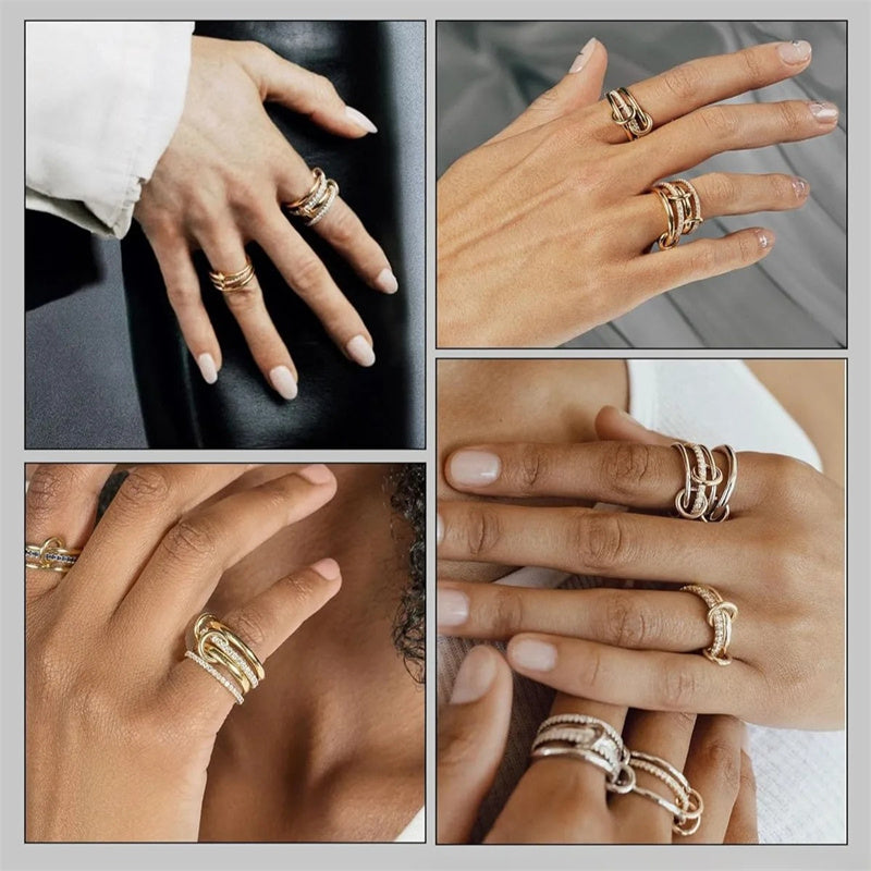 Viral 4-Band Stack Ring