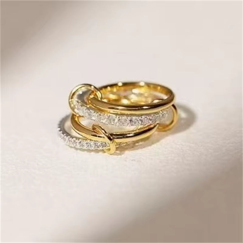 Viral 4-Band Stack Ring