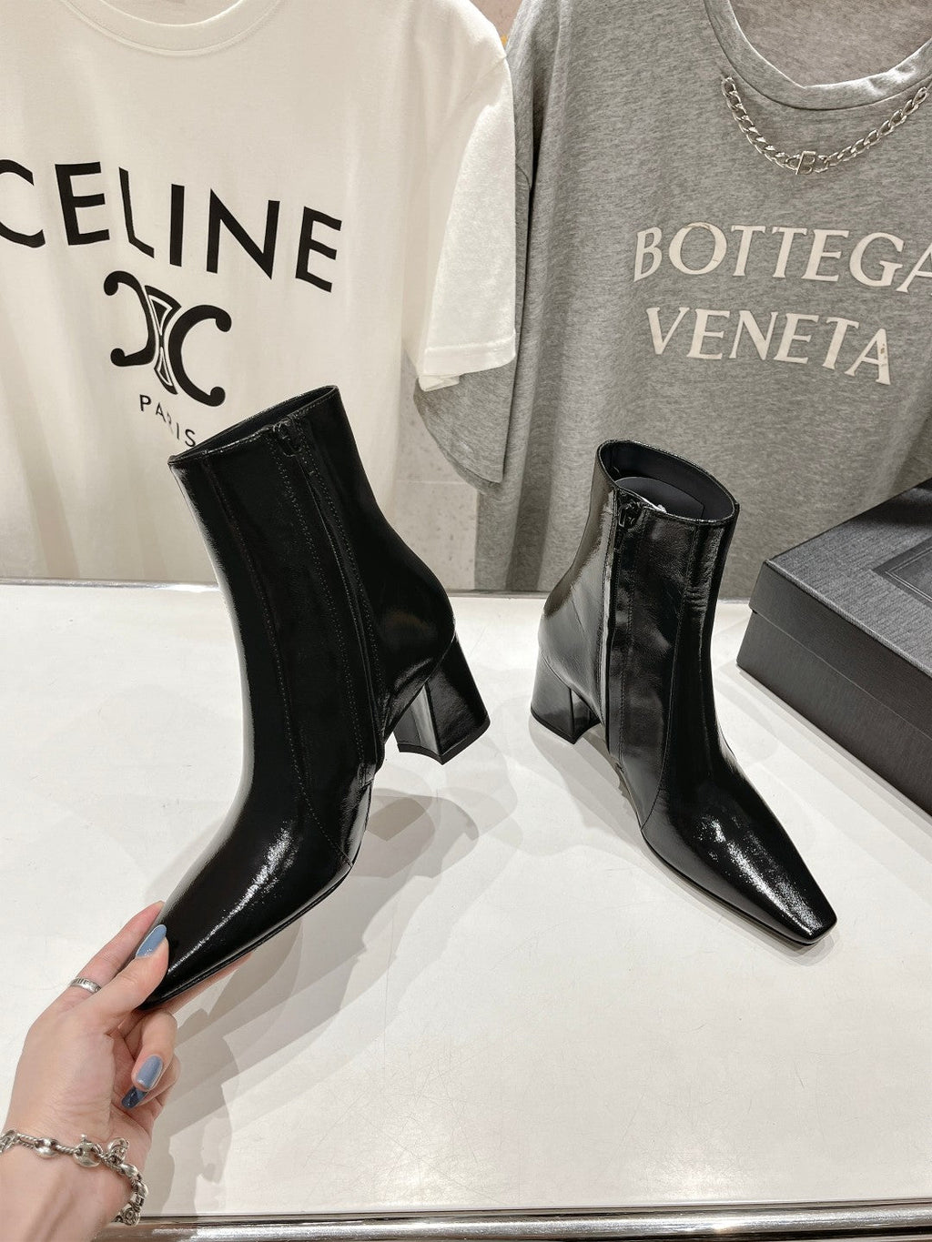 Botines de charol