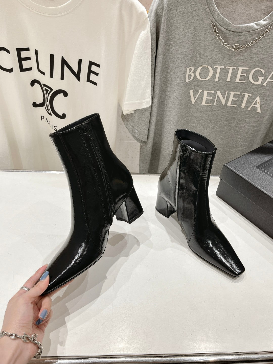 Botines de charol
