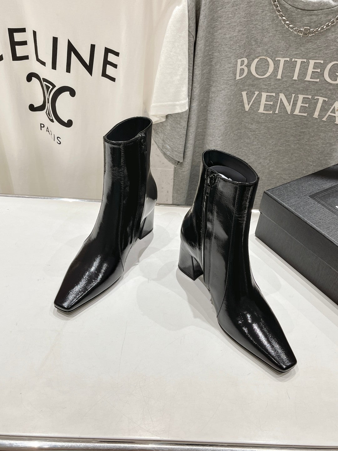Botines de charol