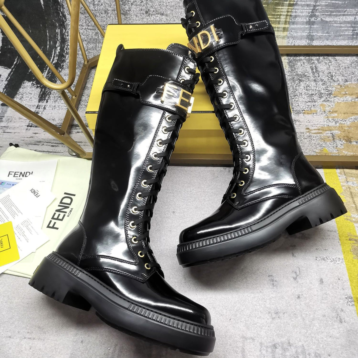 Botas Martin de suela gruesa para mujer