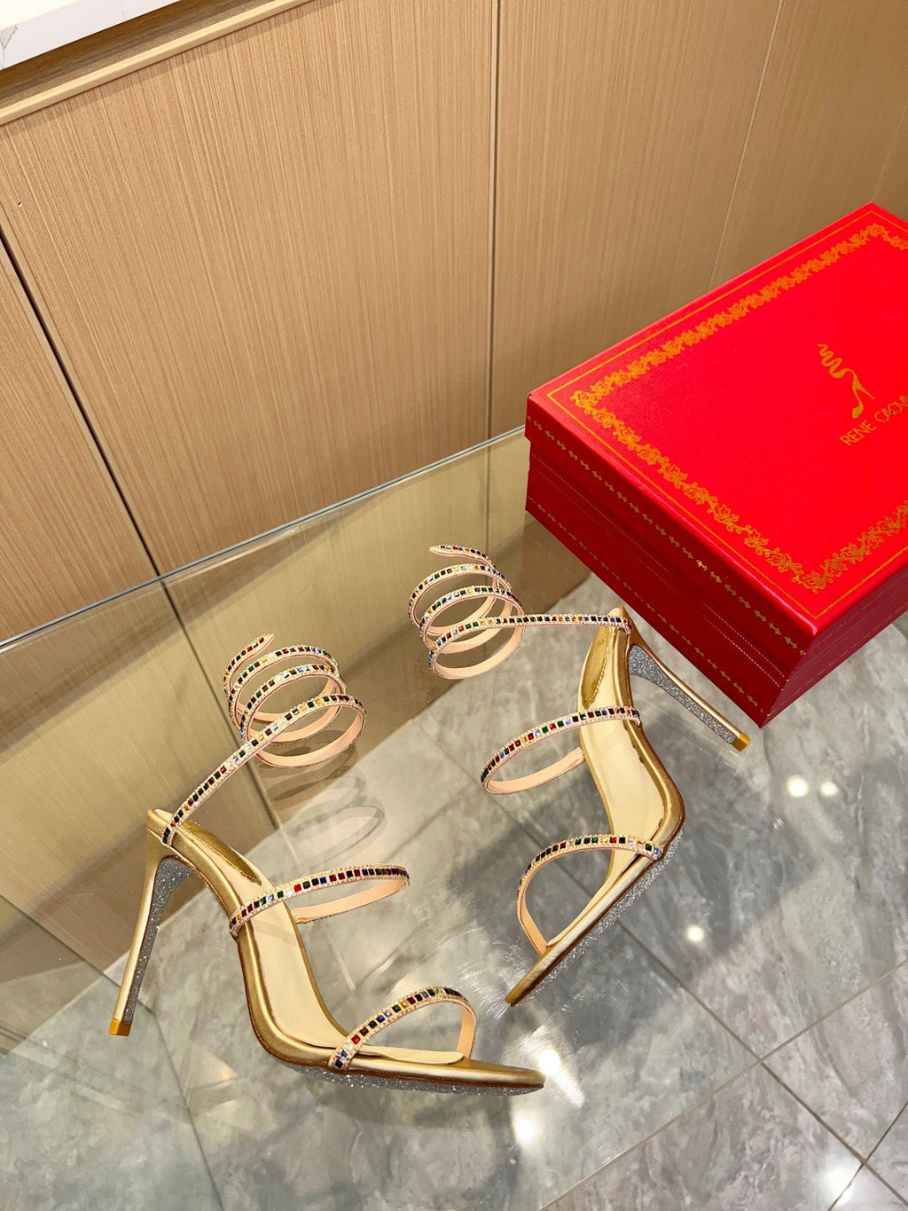 Sandalias Cleo Color Crystal