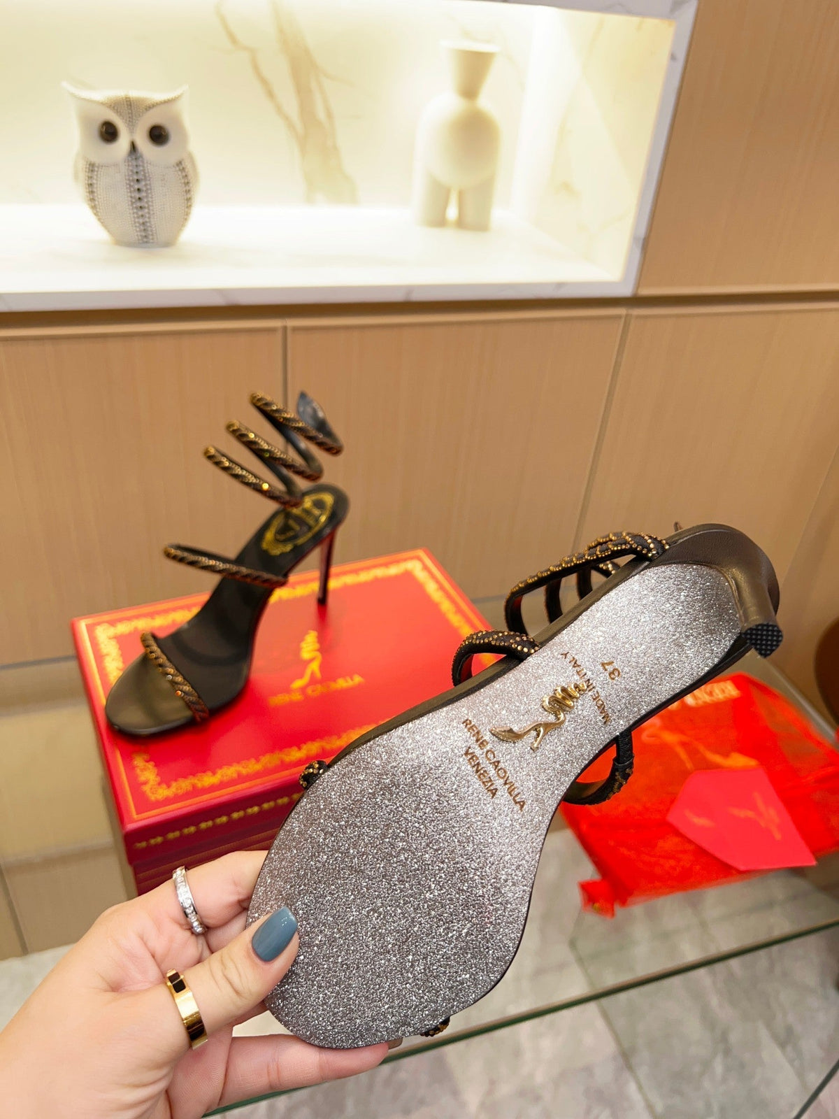 Sandalias Cleo Color Crystal