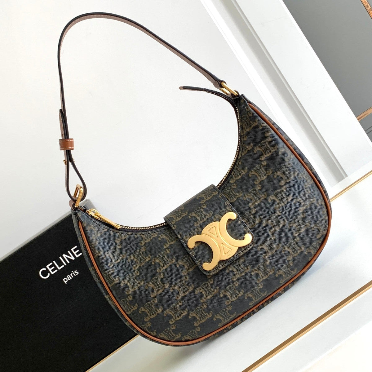 Bolso de hombro Triomphe de piel de becerro