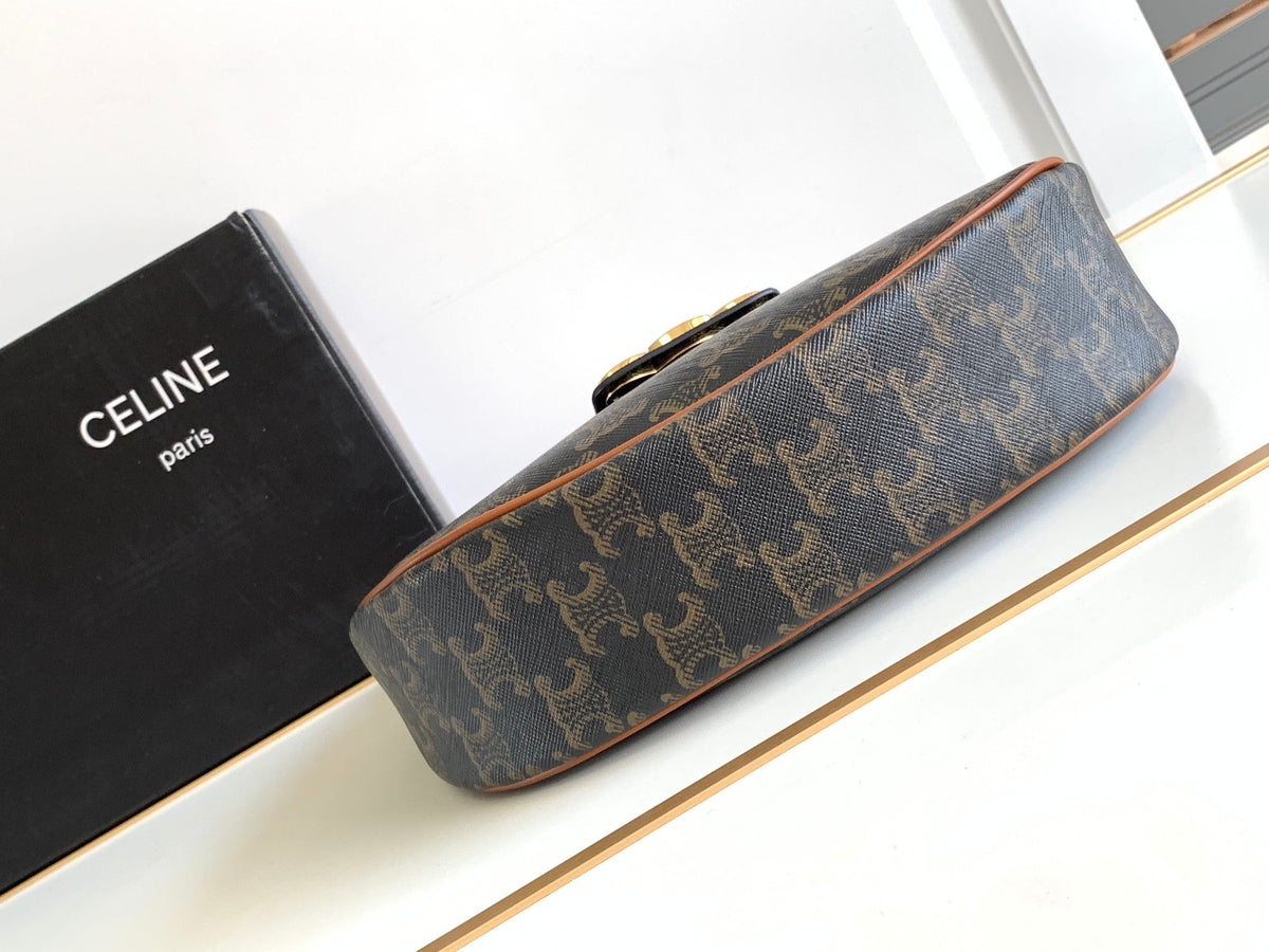 Bolso de hombro Triomphe de piel de becerro