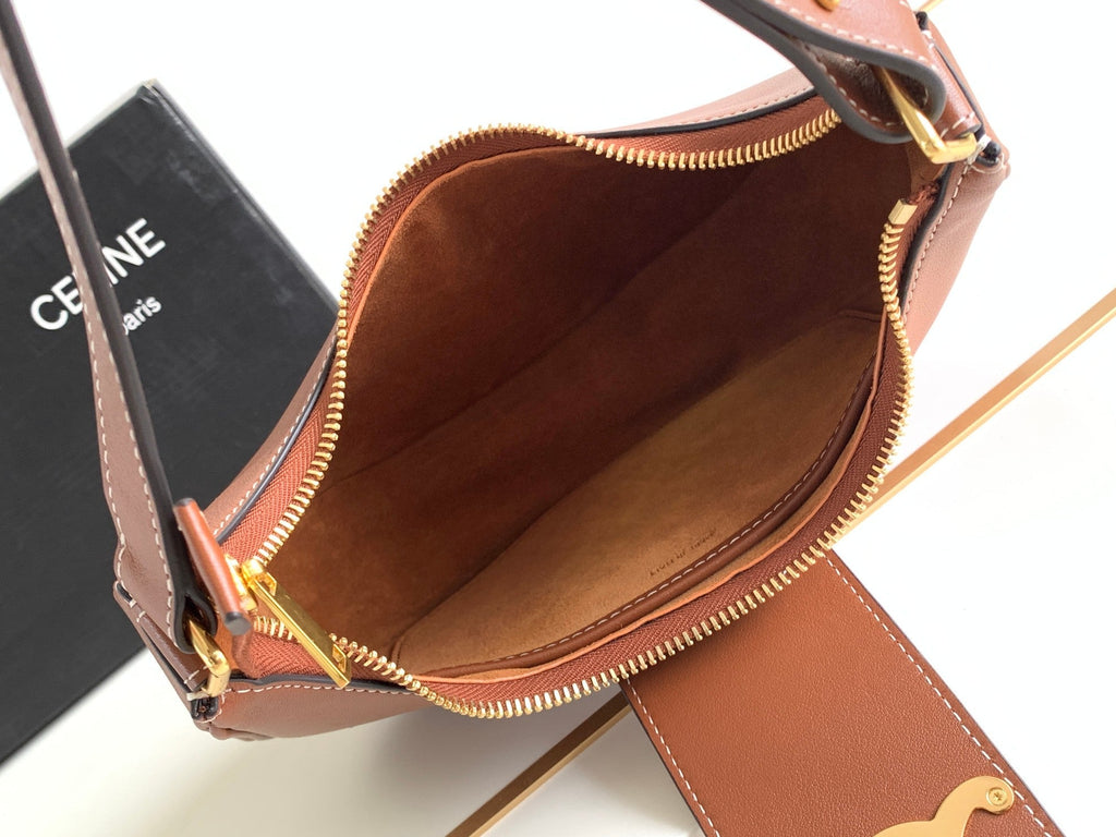 Bolso de hombro Triomphe de piel de becerro