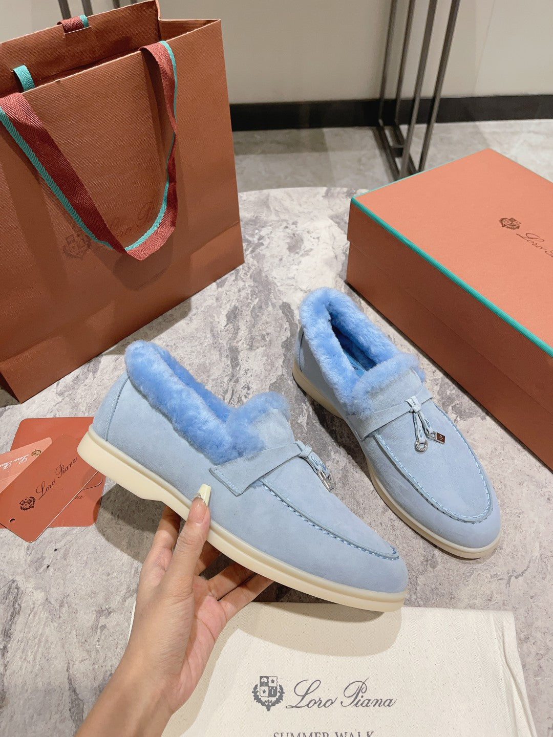 Mocasines de piel con borlas de primera calidad