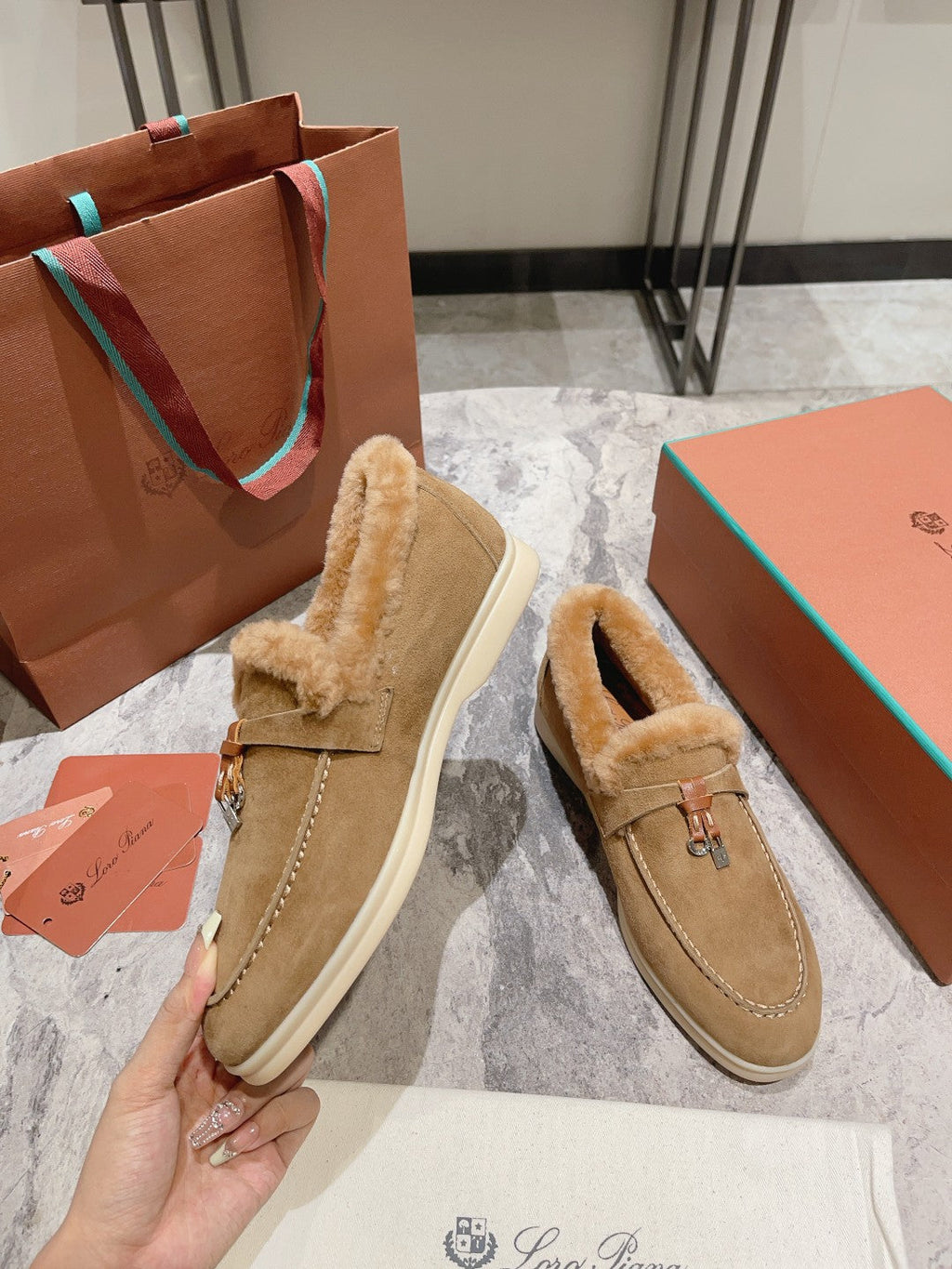 Mocasines de piel con borlas de primera calidad