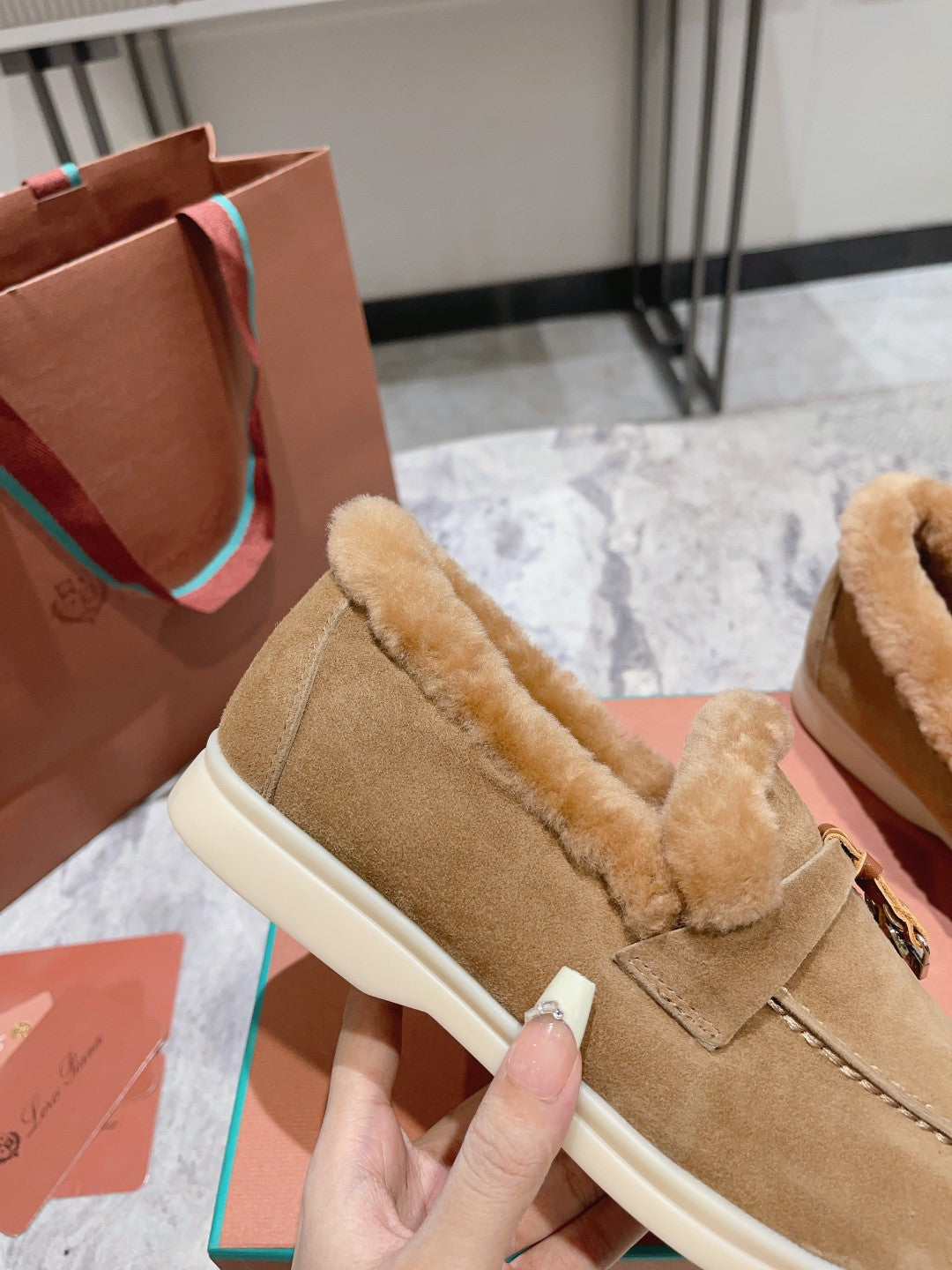 Mocasines de piel con borlas de primera calidad
