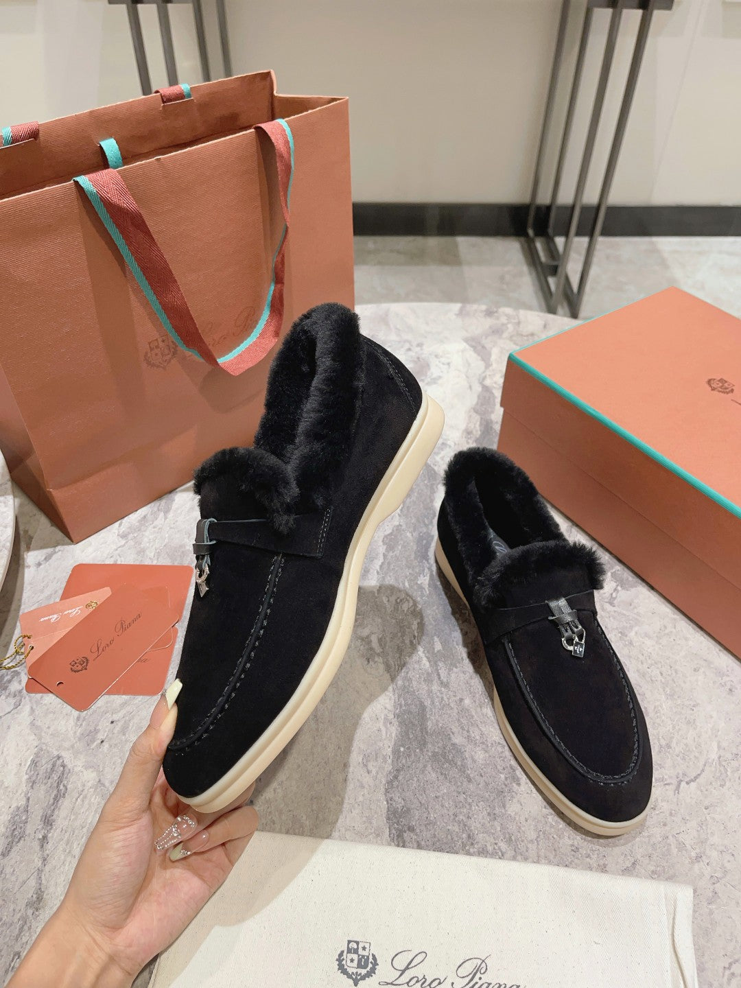 Mocasines de piel con borlas de primera calidad