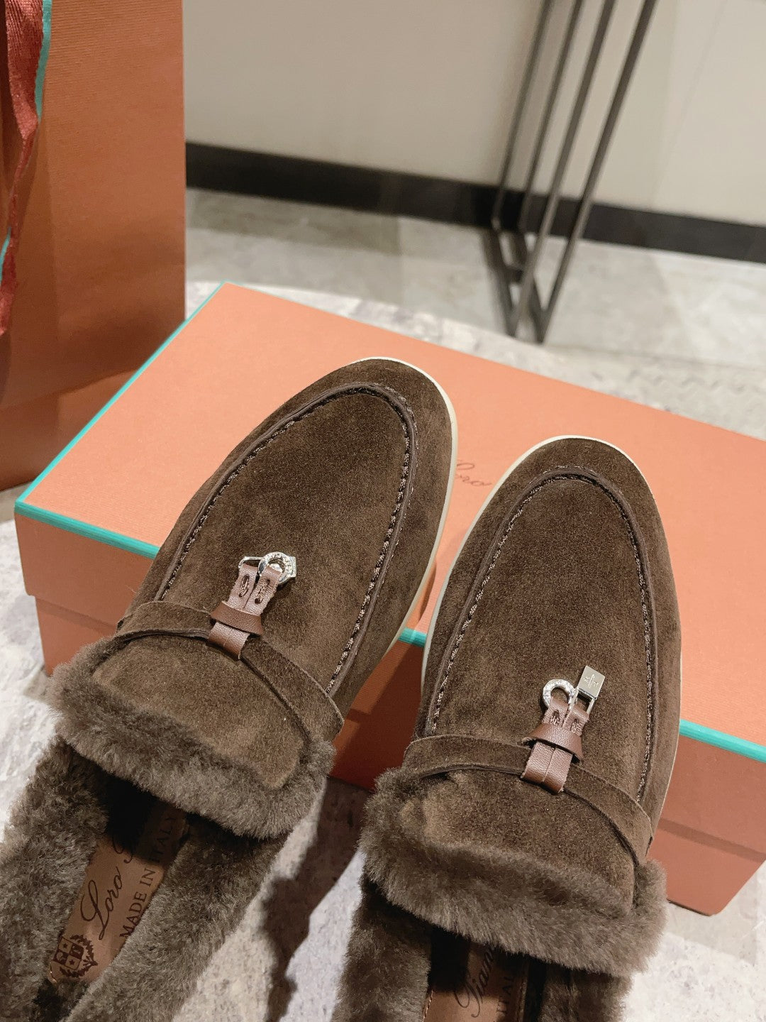 Mocasines de piel con borlas de primera calidad