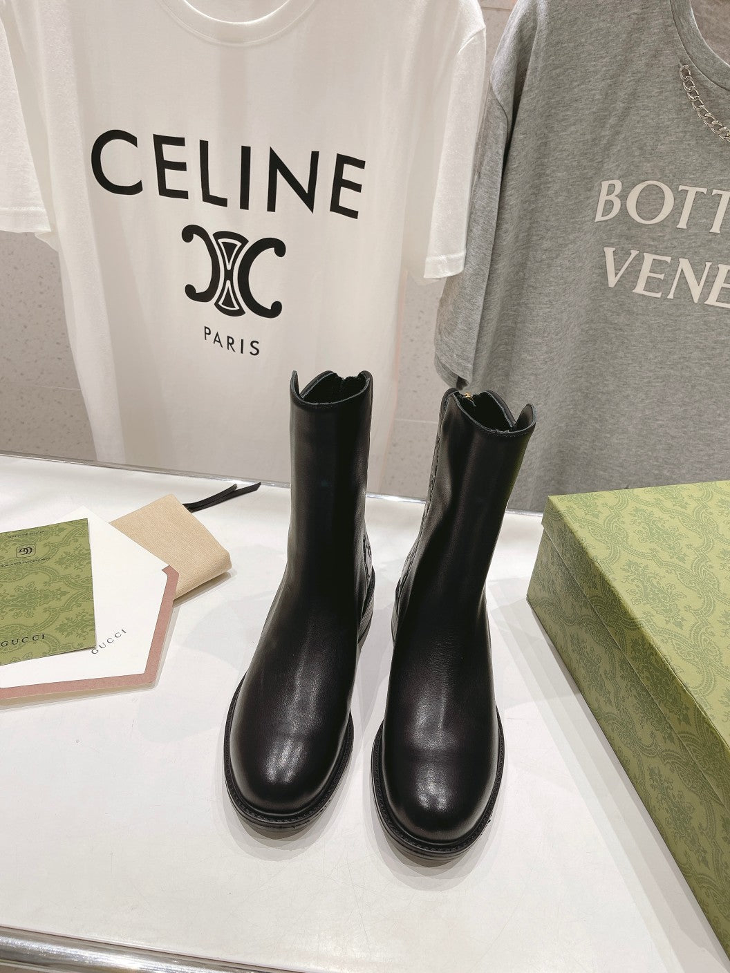 Botines Chelsea de mujer con cremallera – Piel de becerro