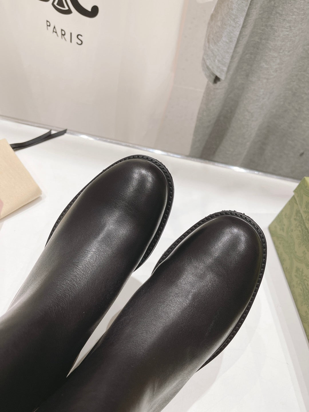 Botines Chelsea de mujer con cremallera – Piel de becerro
