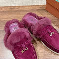 Mocasines de cuero con borlas