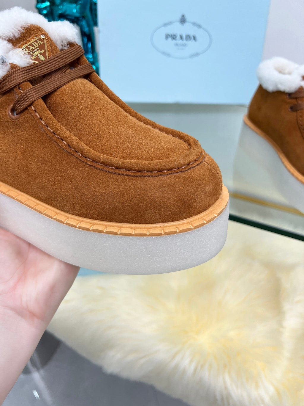 Zapatillas deportivas de mujer con forro de lana