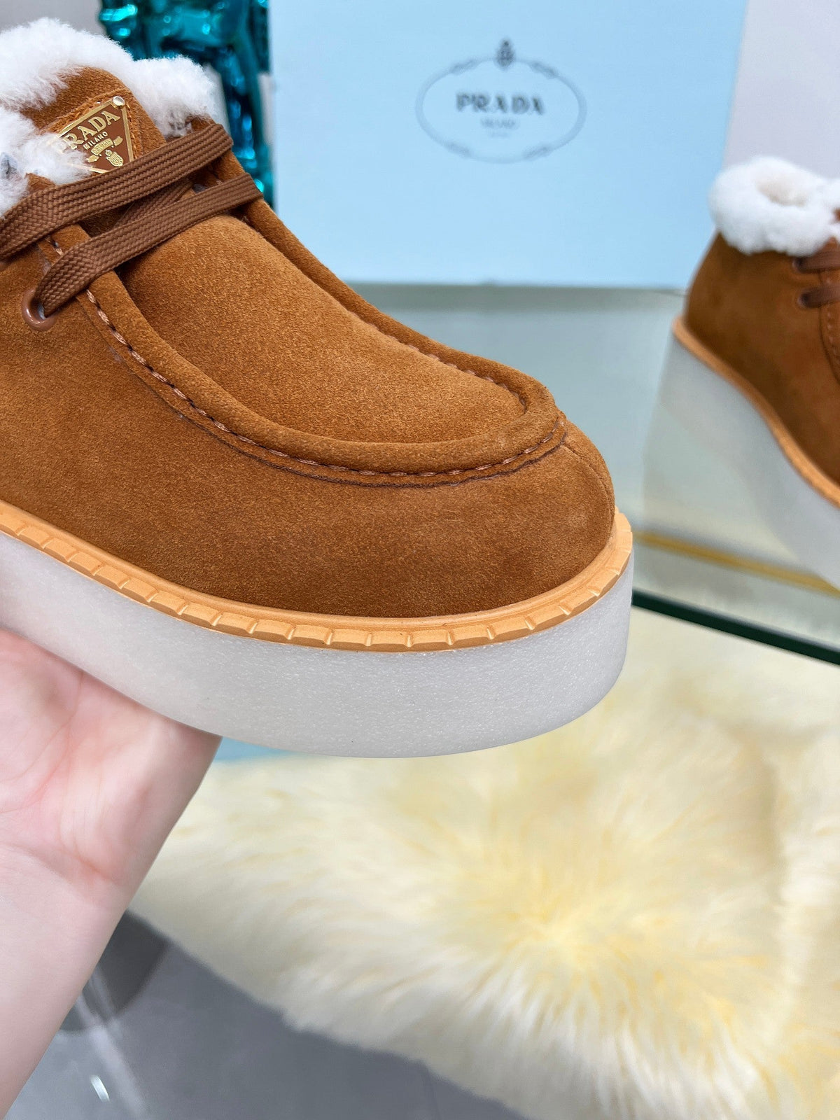 Zapatillas deportivas de mujer con forro de lana