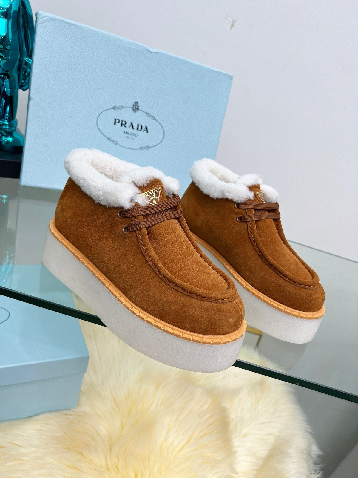 Zapatillas deportivas de mujer con forro de lana