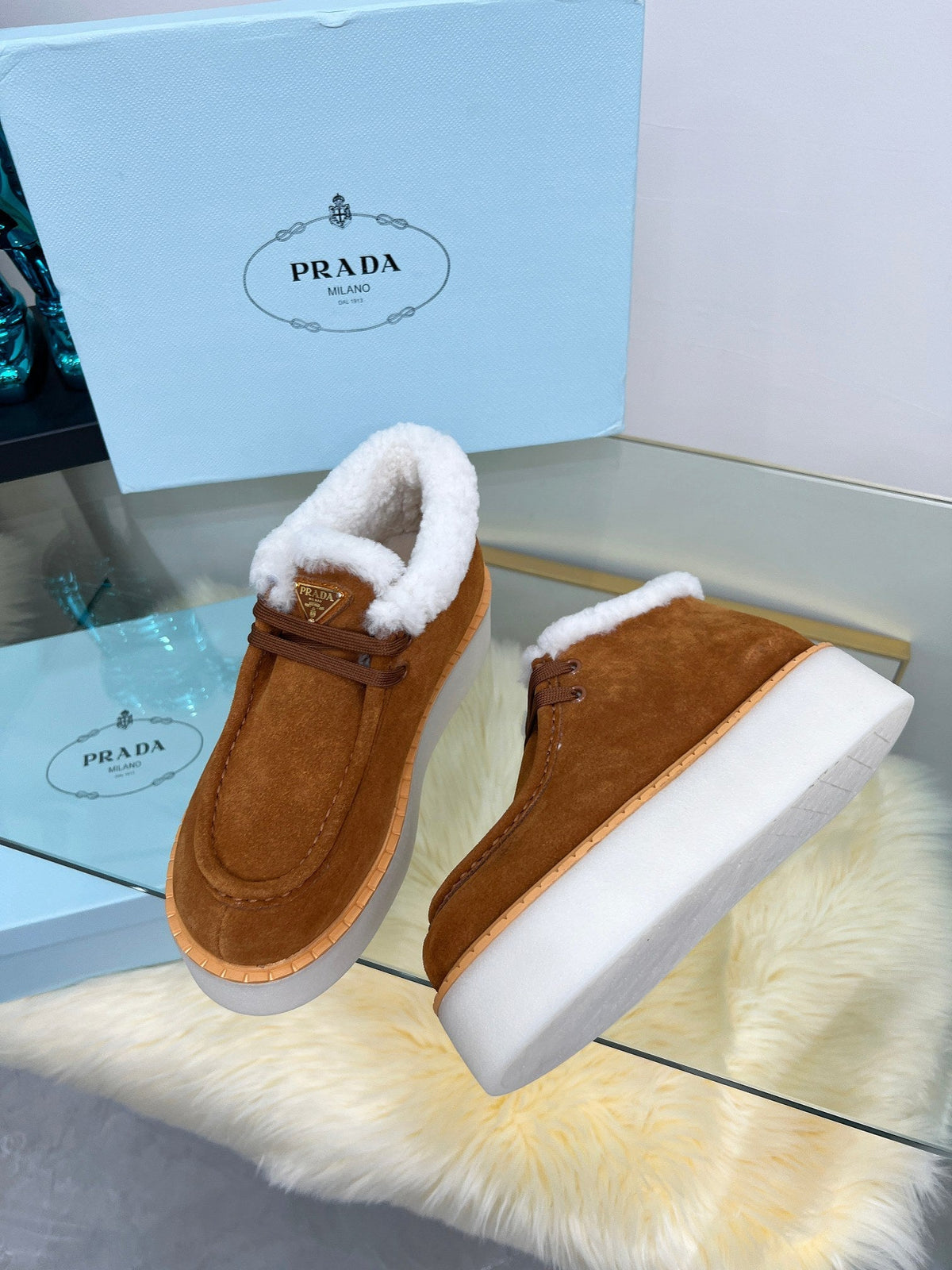 Zapatillas deportivas de mujer con forro de lana