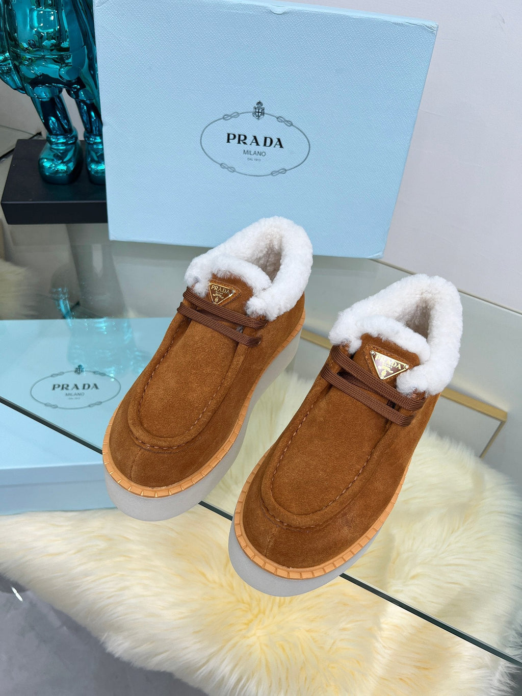 Zapatillas deportivas de mujer con forro de lana