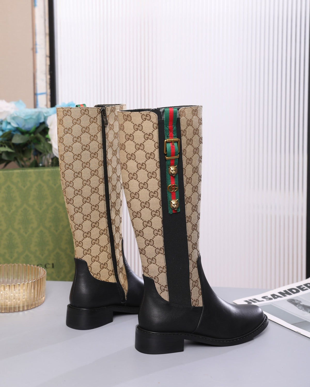 Botas de cuero para mujer
