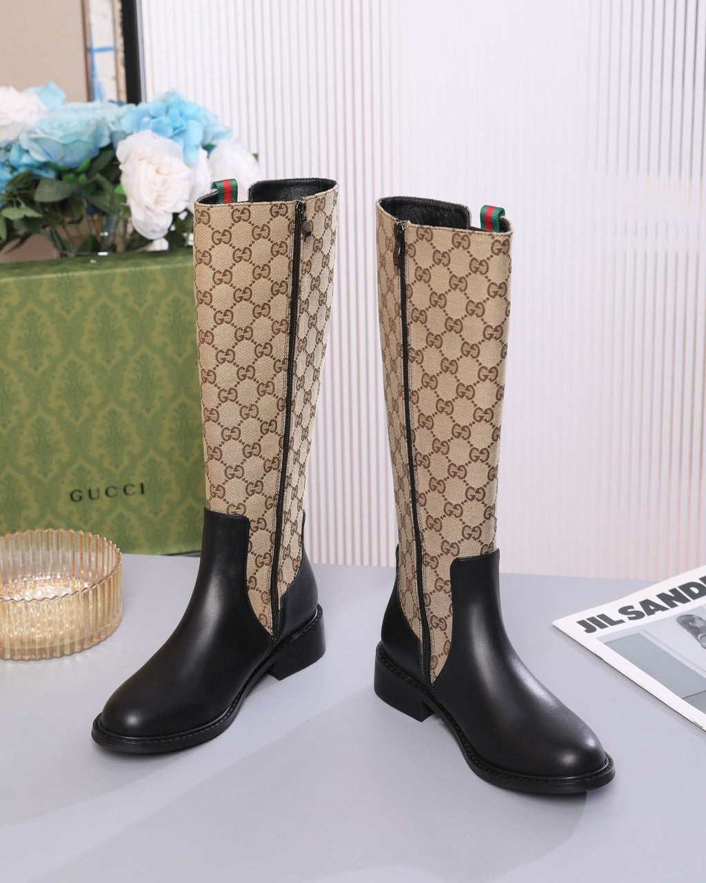 Botas de cuero para mujer